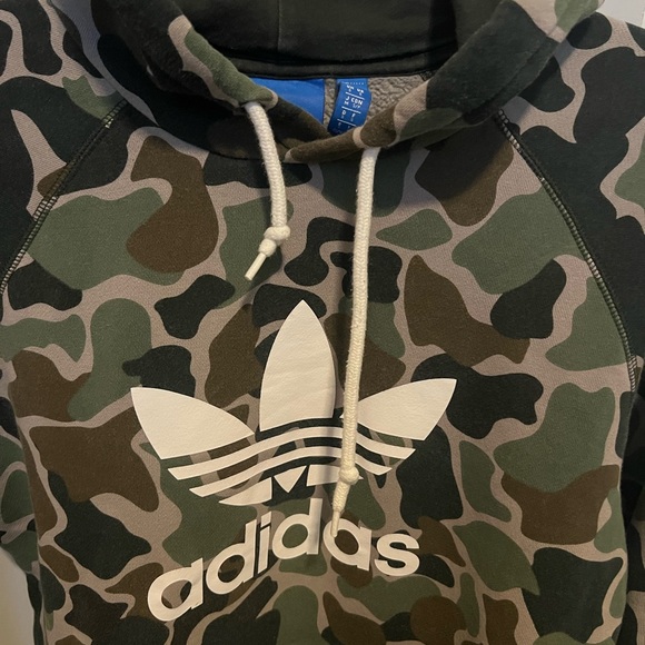 Camo Adidas Hoodie - woman’s size small - Picture 2 of 5